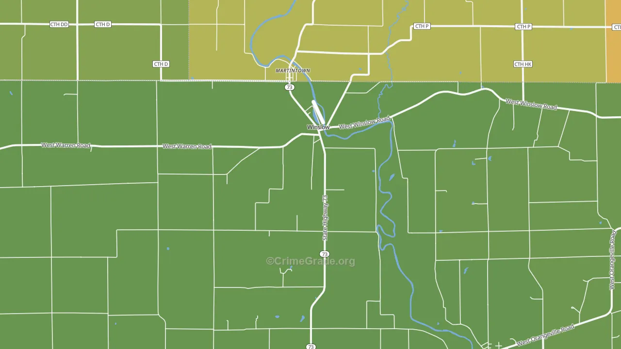 61089, IL Map of Vehicle Theft Rates