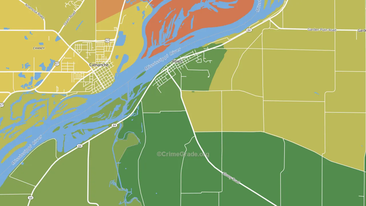 61230, IL Map of Vehicle Theft Rates