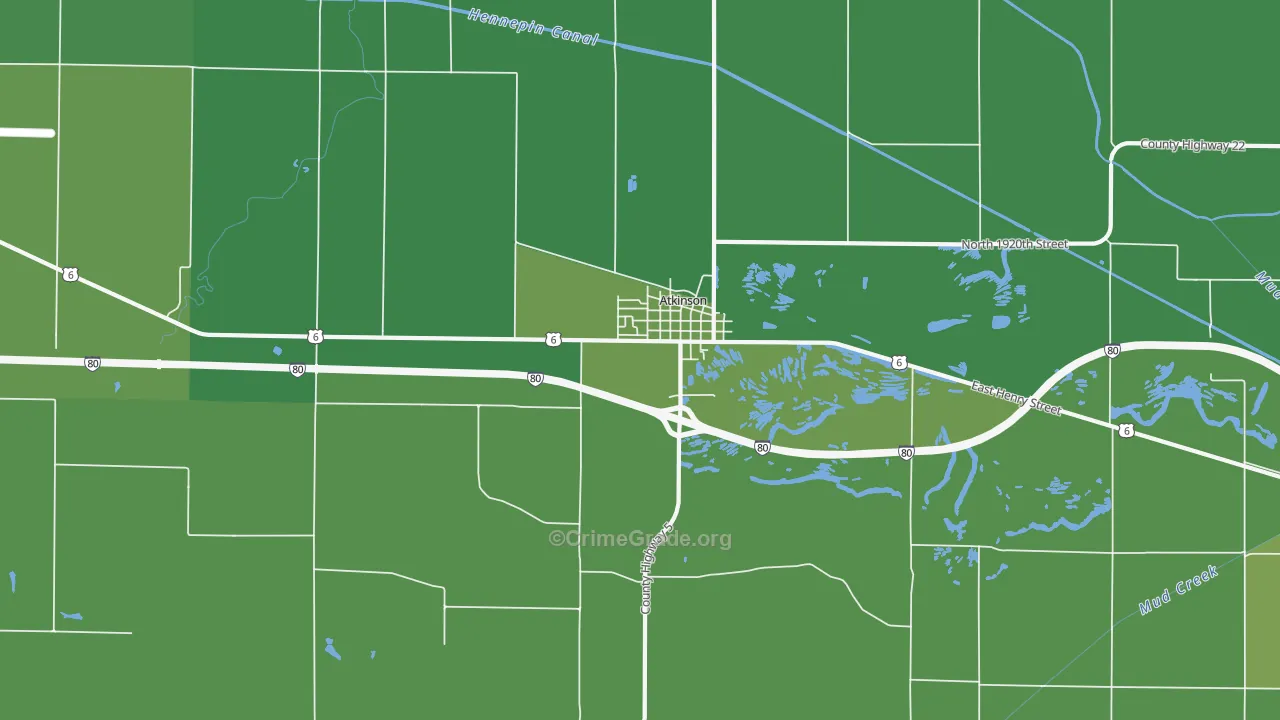 61235, IL Map of Vehicle Theft Rates