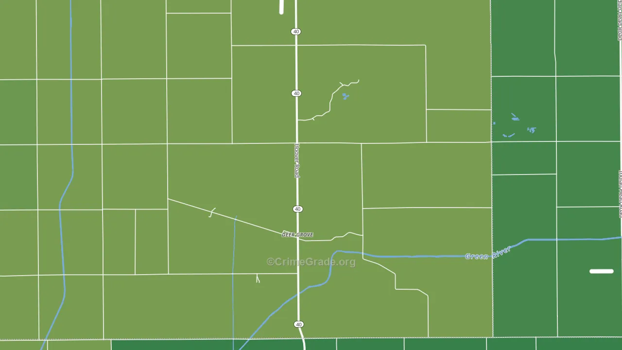 61243, IL Map of Vehicle Theft Rates