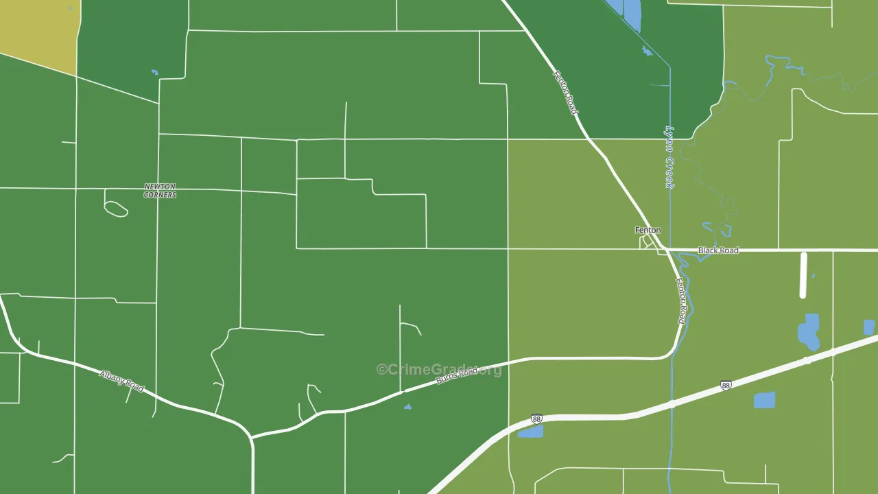 61251, IL Map of Vehicle Theft Rates