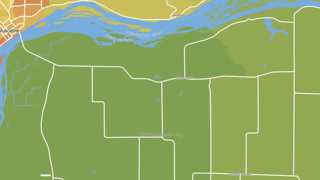 61259, IL Map of Vehicle Theft Rates