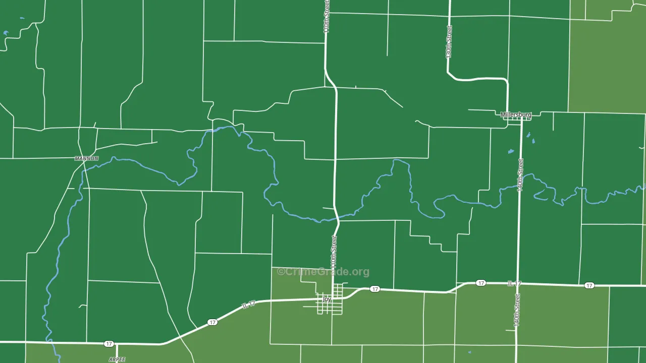 61260, IL Map of Vehicle Theft Rates