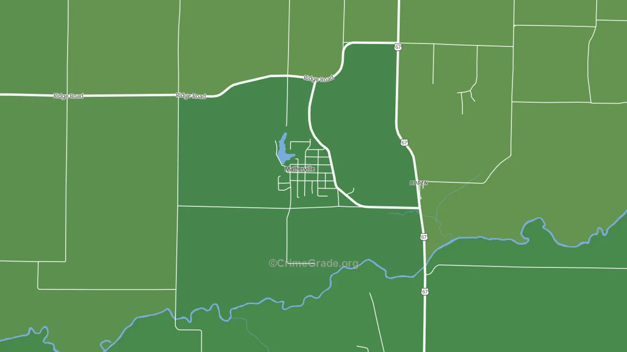 61263, IL Map of Vehicle Theft Rates