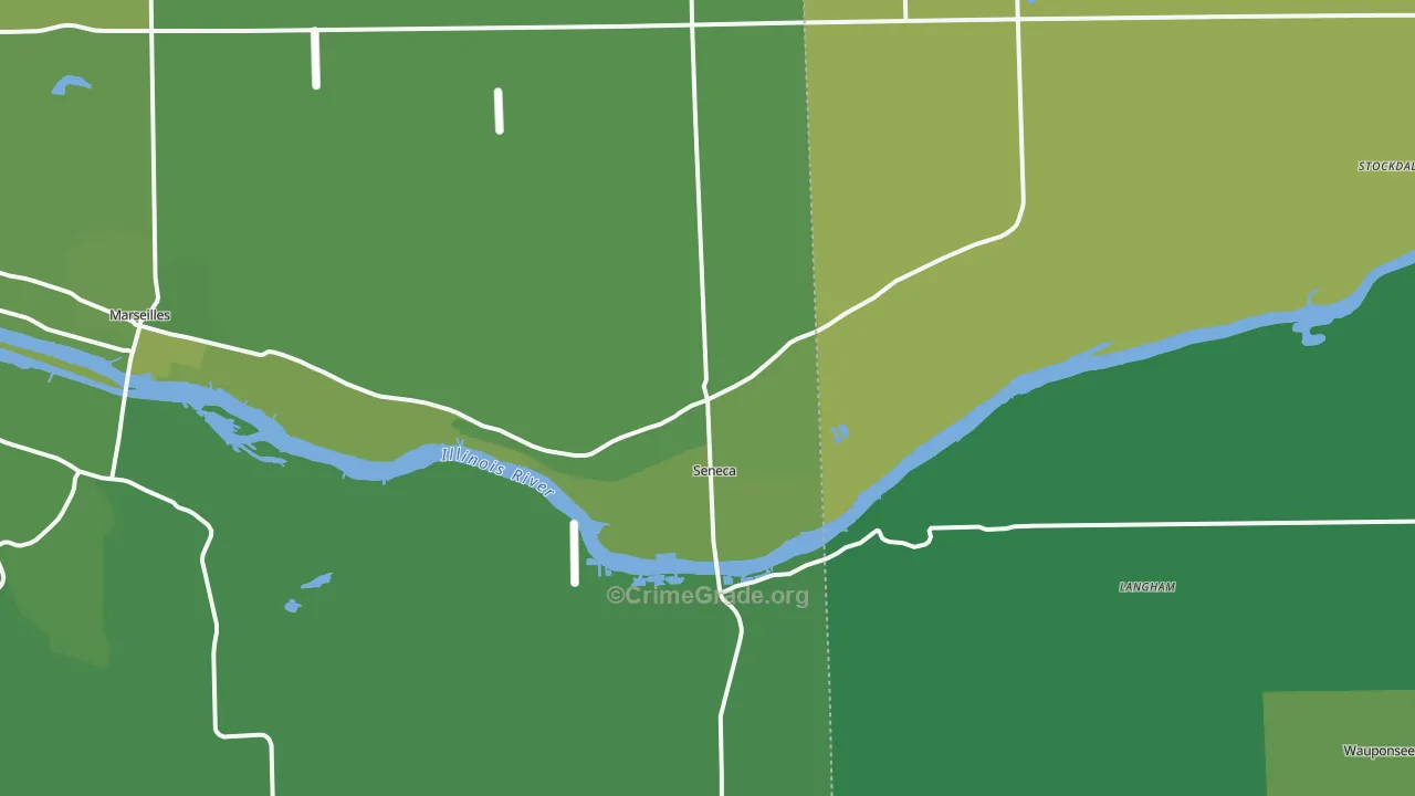 61360, IL Map of Vehicle Theft Rates