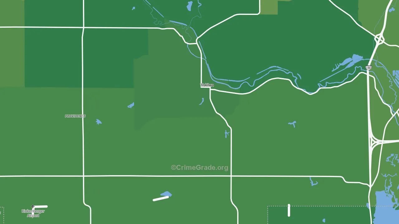 61368, IL Map of Vehicle Theft Rates