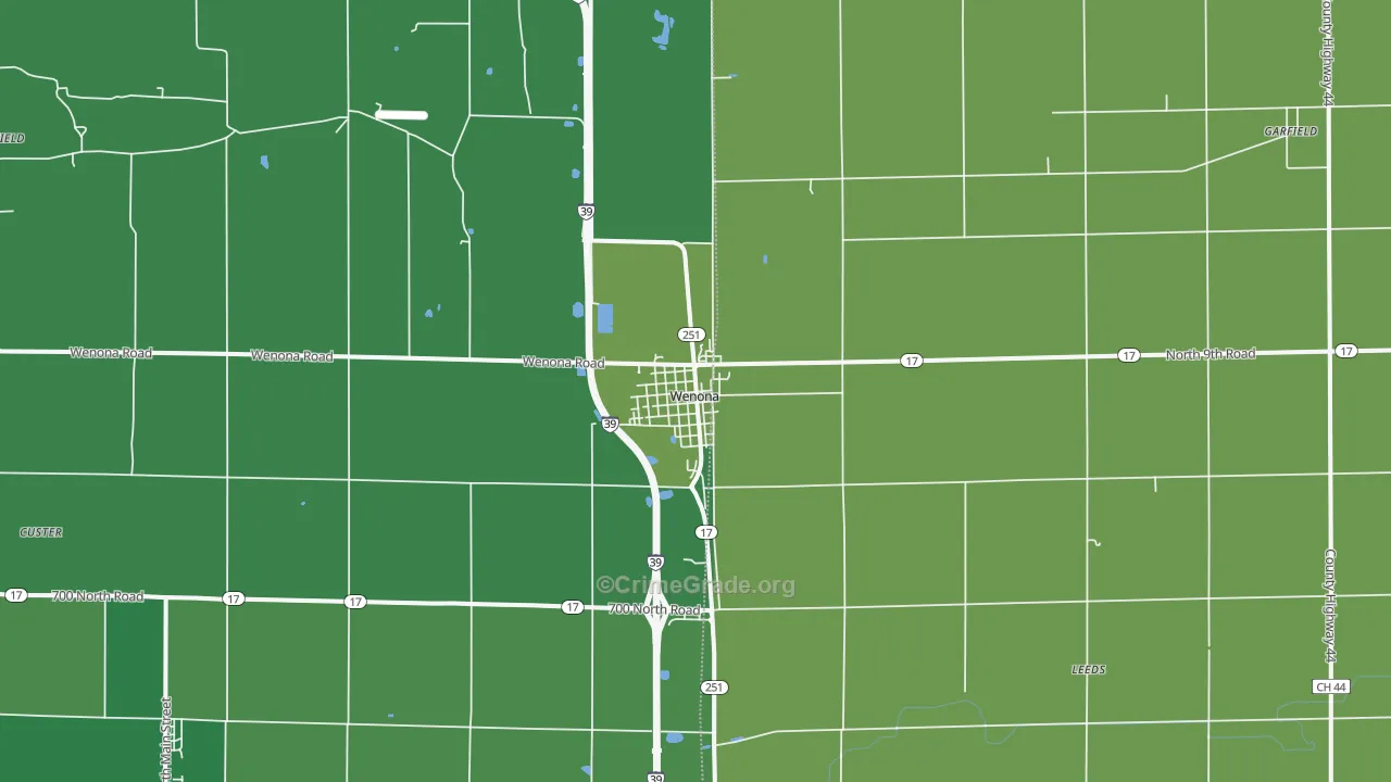 61377, IL Map of Vehicle Theft Rates