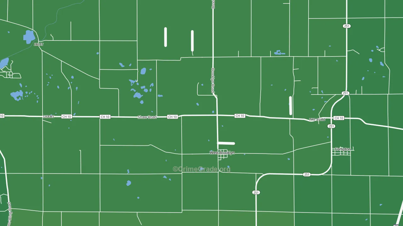 61378, IL Map of Vehicle Theft Rates
