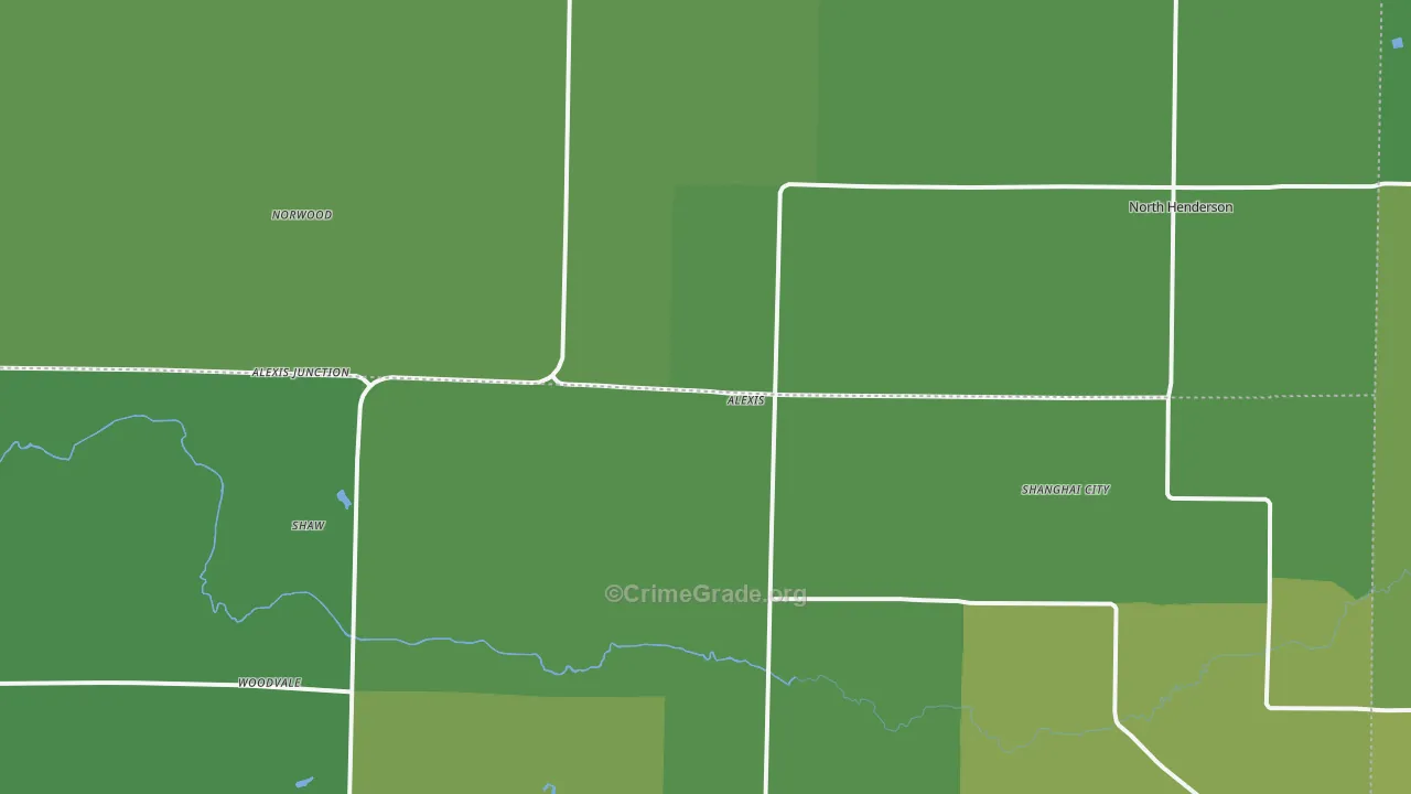 61412, IL Map of Vehicle Theft Rates