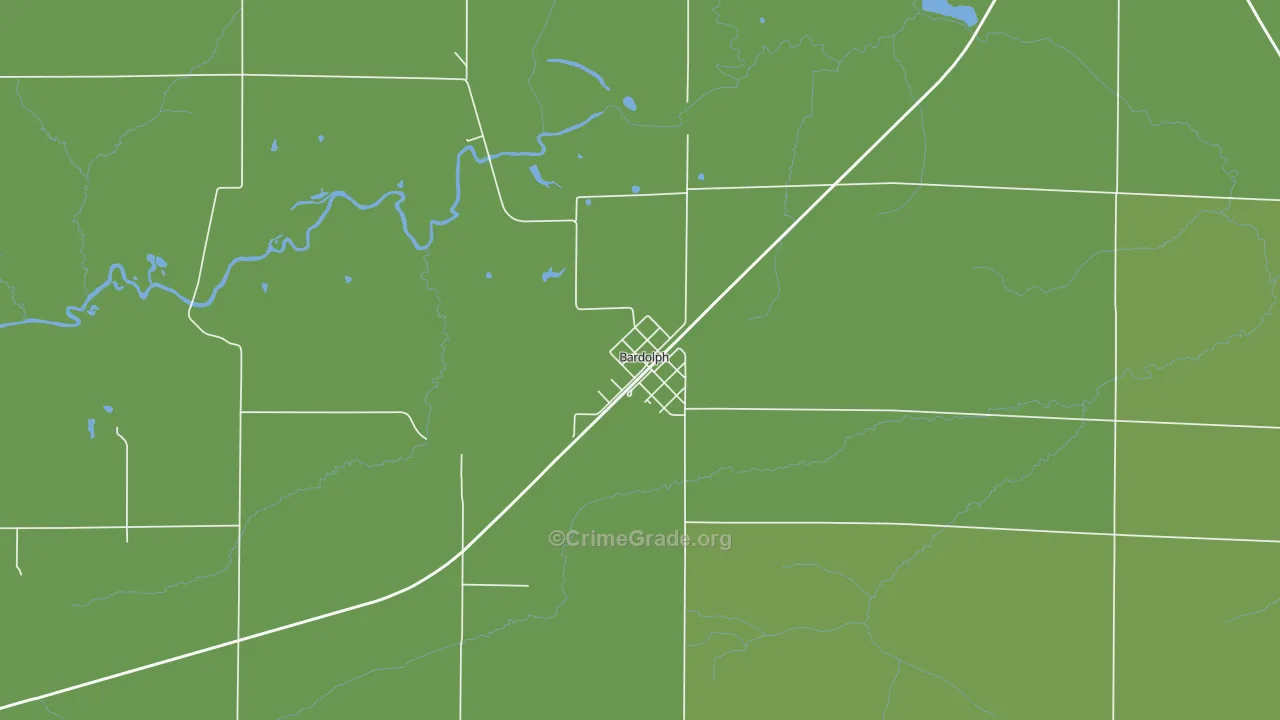 61416, IL Map of Vehicle Theft Rates