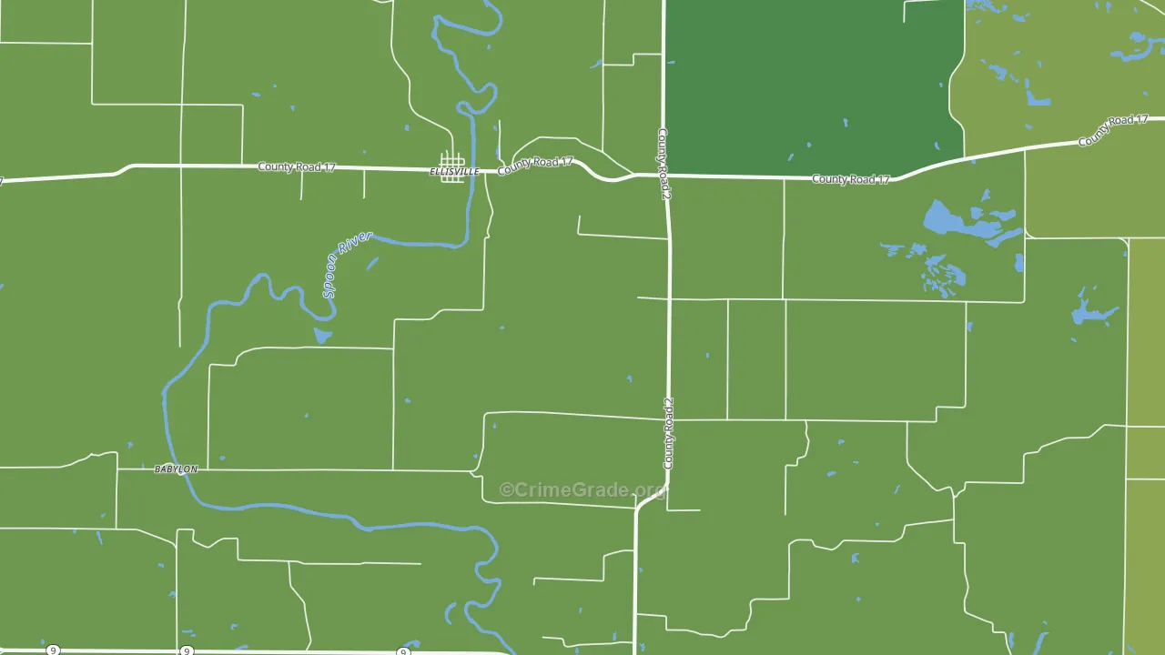 61431, IL Map of Vehicle Theft Rates