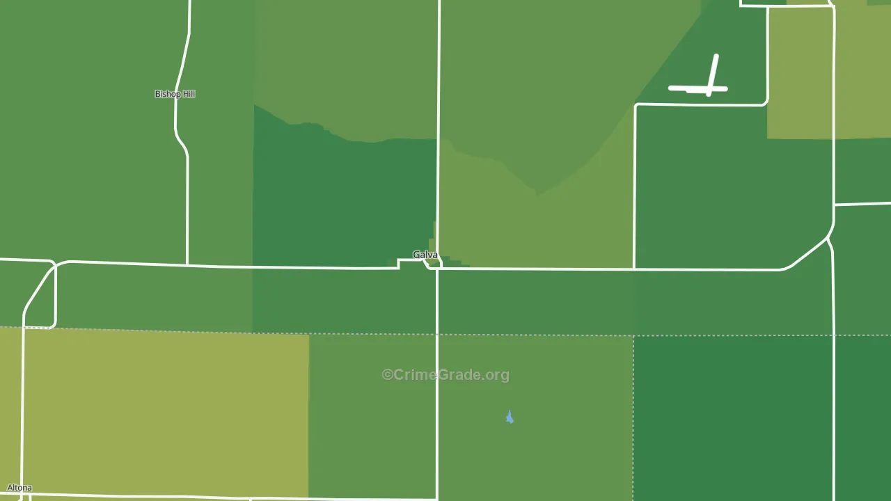 61434, IL Map of Vehicle Theft Rates