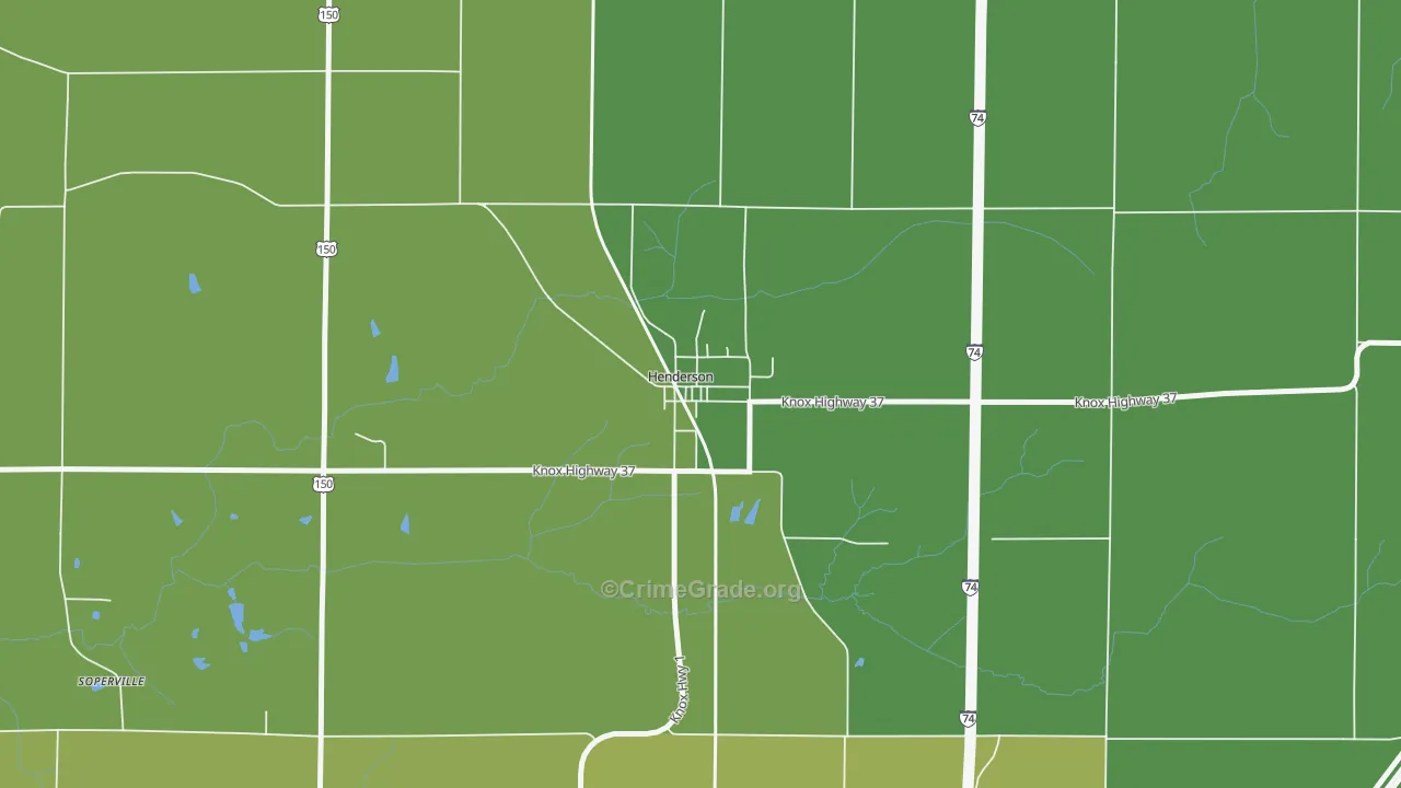 61439, IL Map of Vehicle Theft Rates