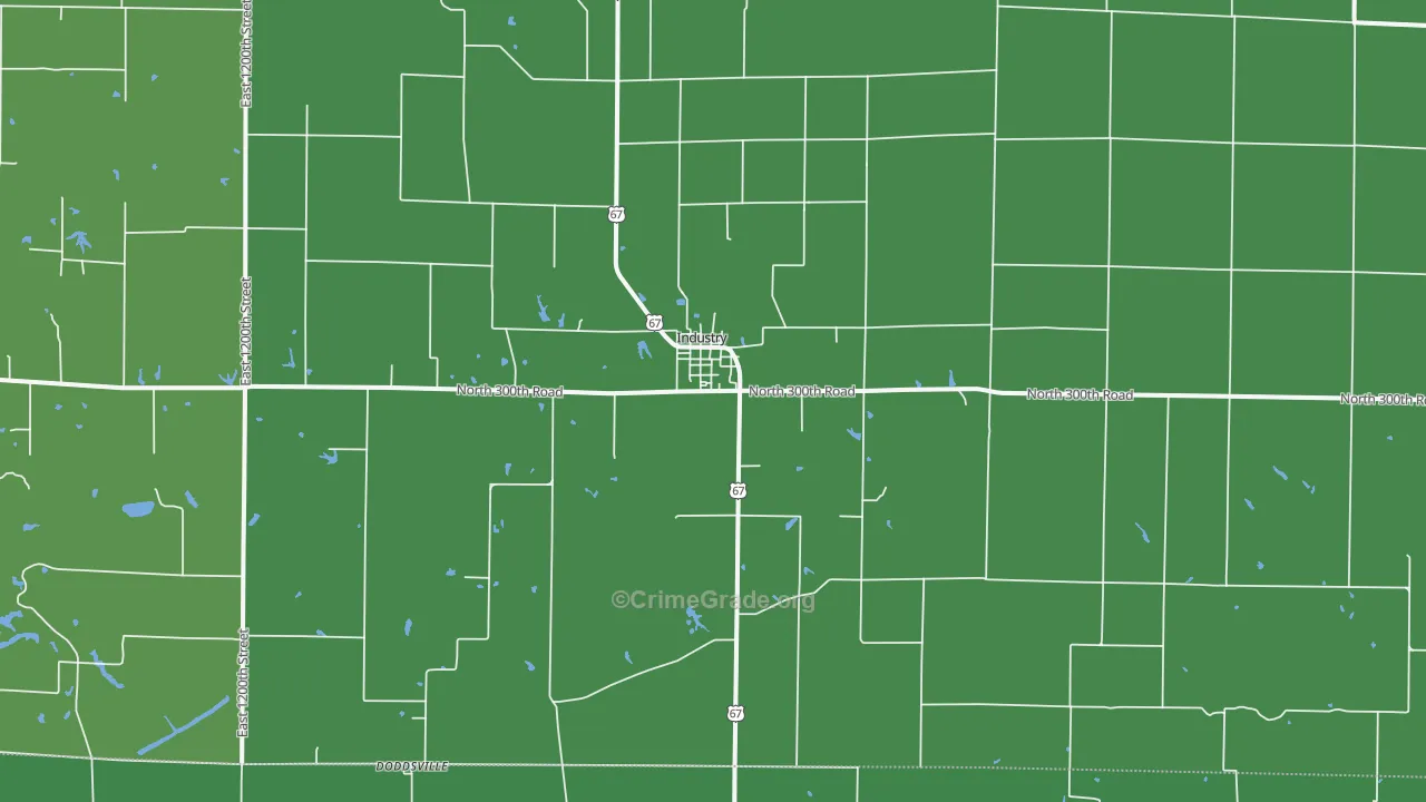 61440, IL Map of Vehicle Theft Rates