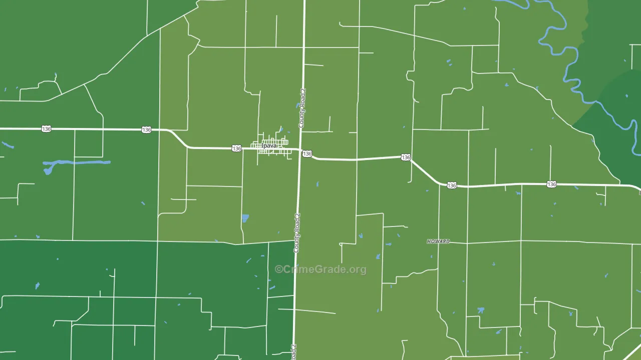 61441, IL Map of Vehicle Theft Rates