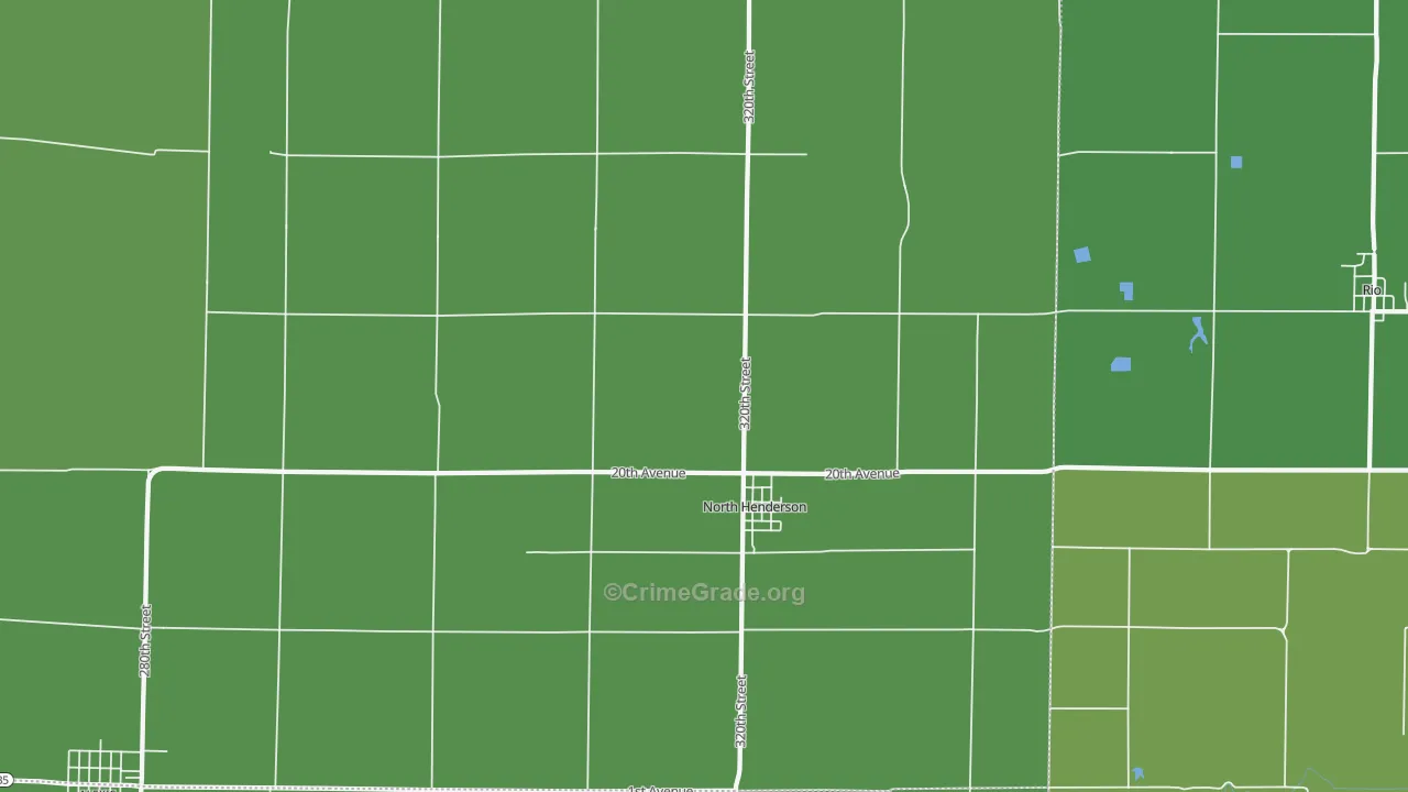 61466, IL Map of Vehicle Theft Rates