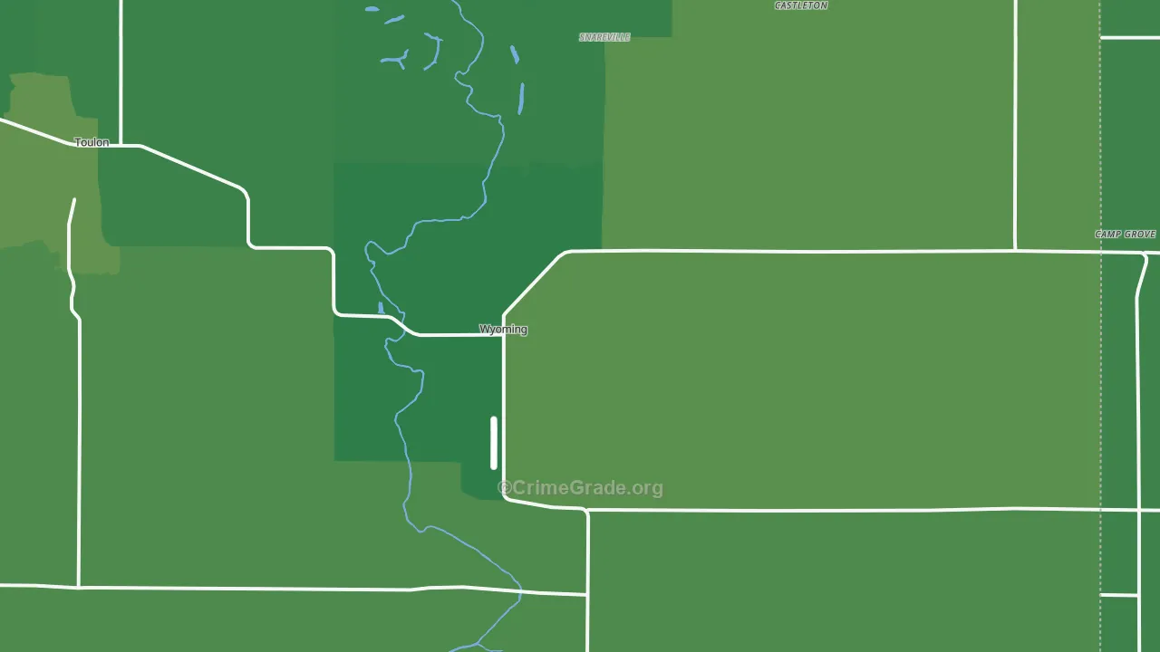 61491, IL Map of Vehicle Theft Rates