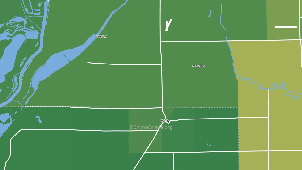 61546, IL Map of Vehicle Theft Rates