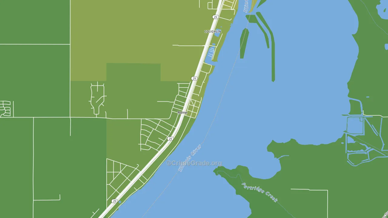 61562, IL Map of Vehicle Theft Rates