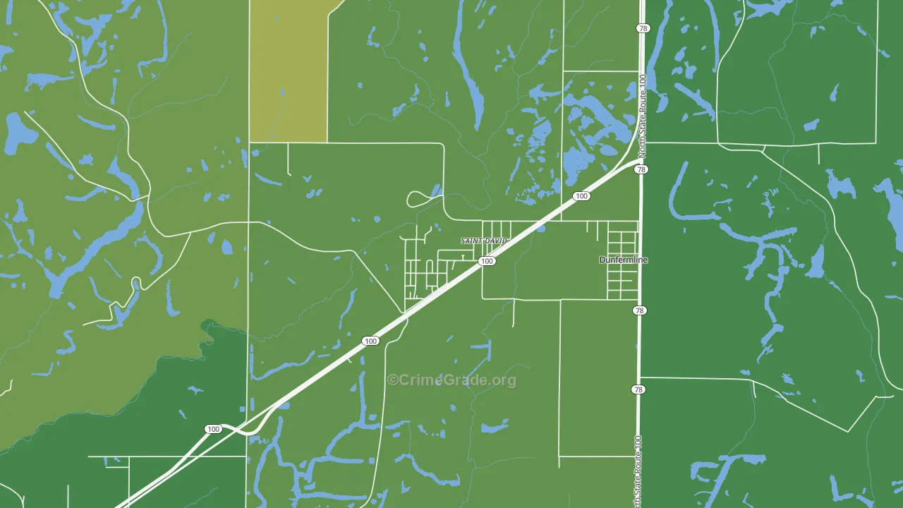 61563, IL Map of Vehicle Theft Rates