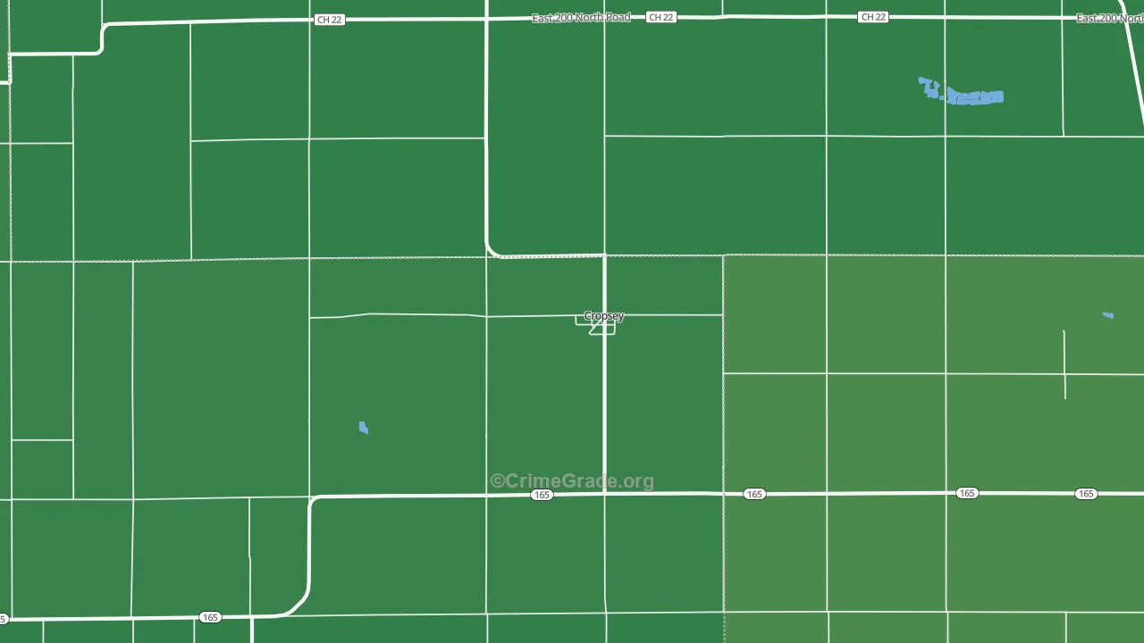 61731, IL Map of Vehicle Theft Rates