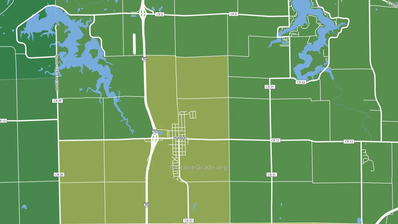 61748, IL Map of Vehicle Theft Rates