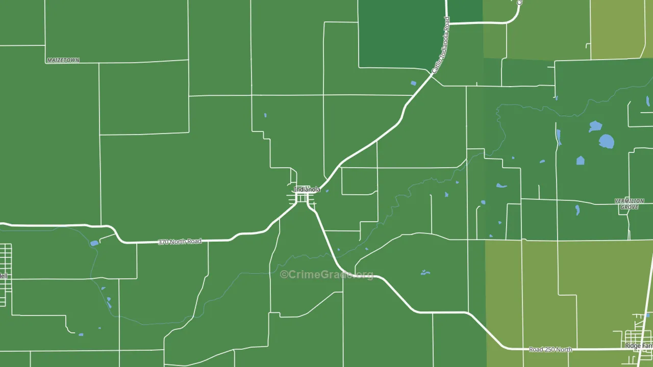 61850, IL Map of Vehicle Theft Rates