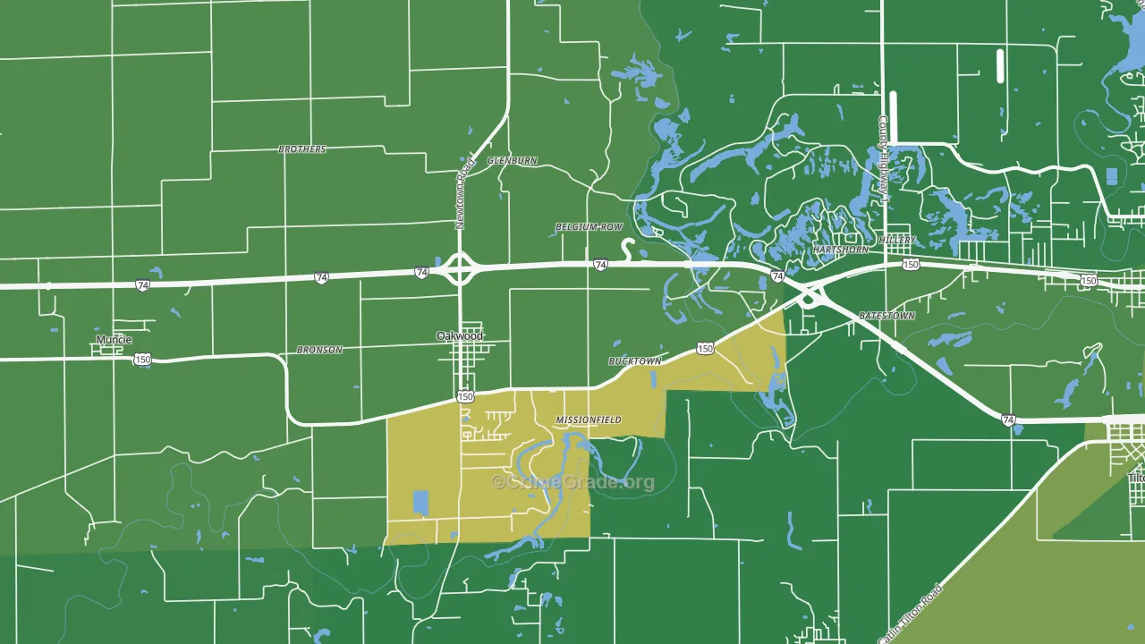 61858, IL Map of Vehicle Theft Rates