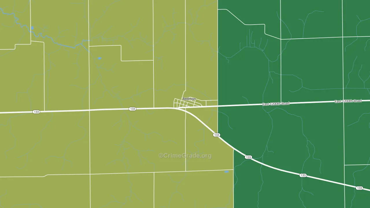 61949, IL Map of Vehicle Theft Rates