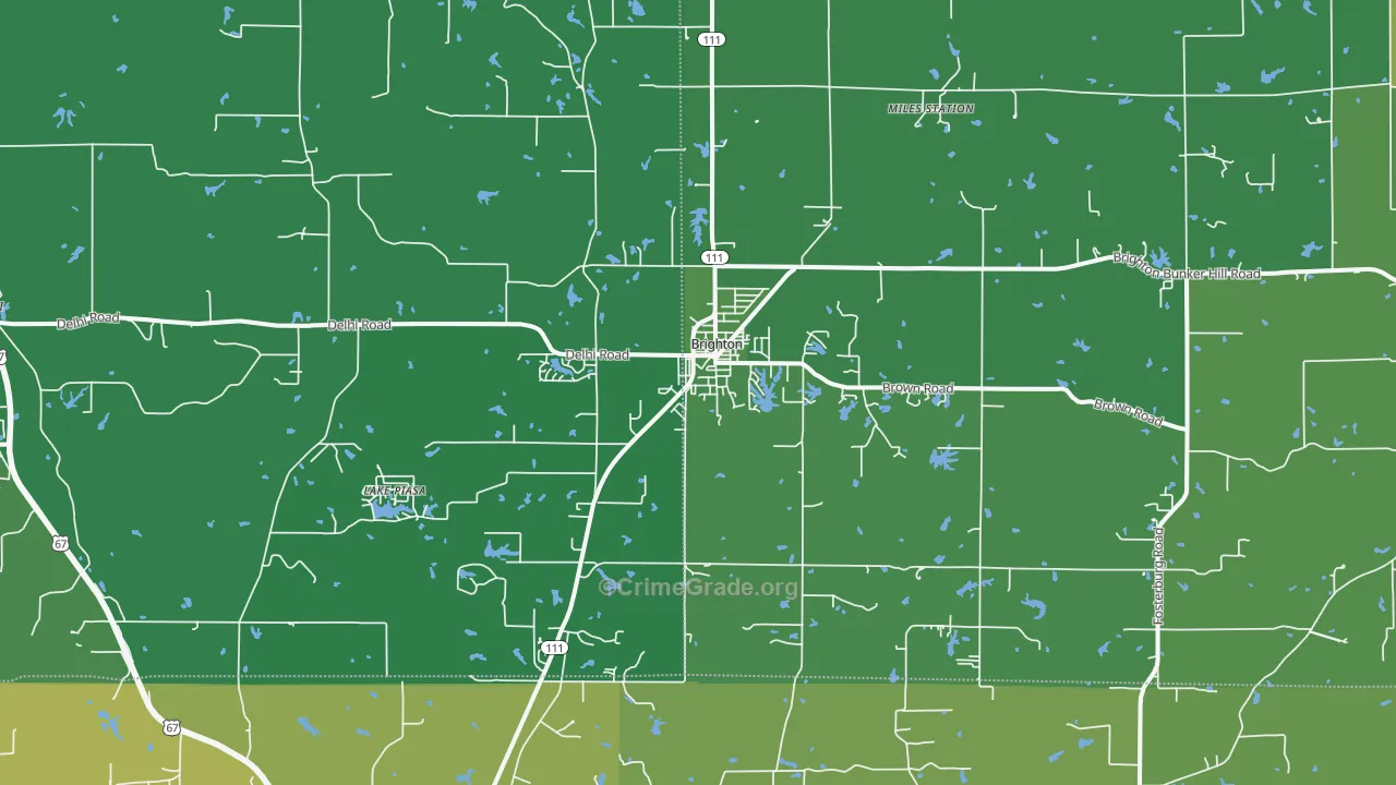62012, IL Map of Vehicle Theft Rates