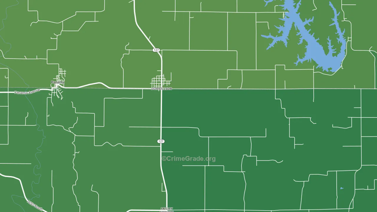 62019, IL Map of Vehicle Theft Rates