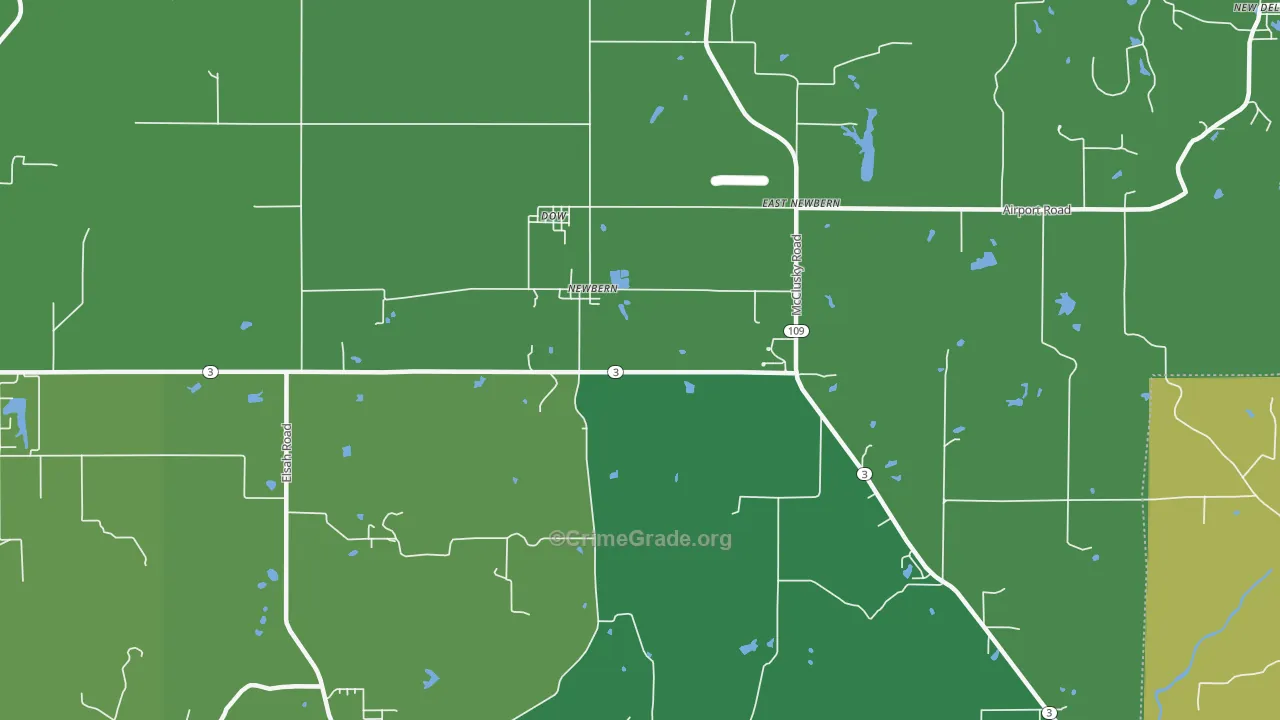 62022, IL Map of Vehicle Theft Rates