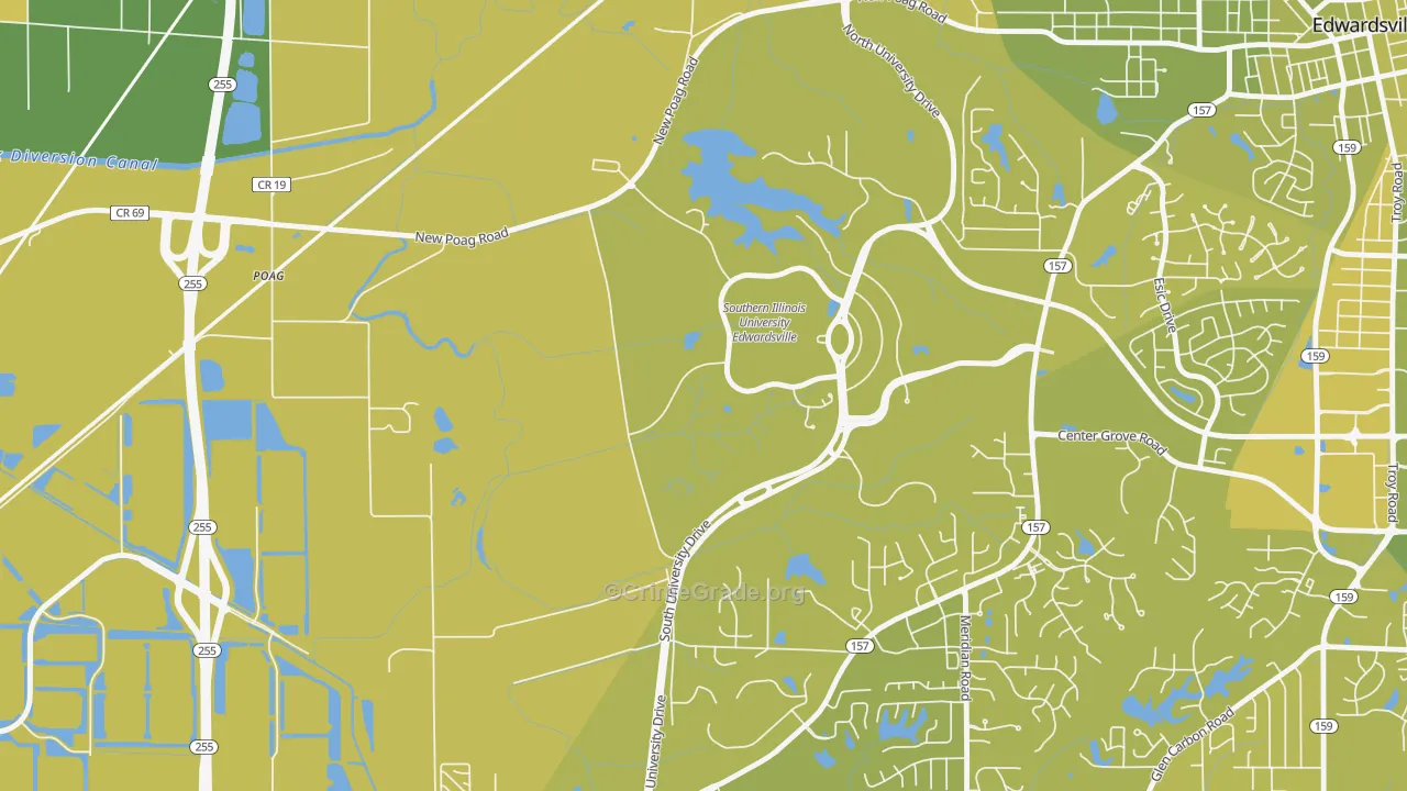 62026, IL Map of Vehicle Theft Rates