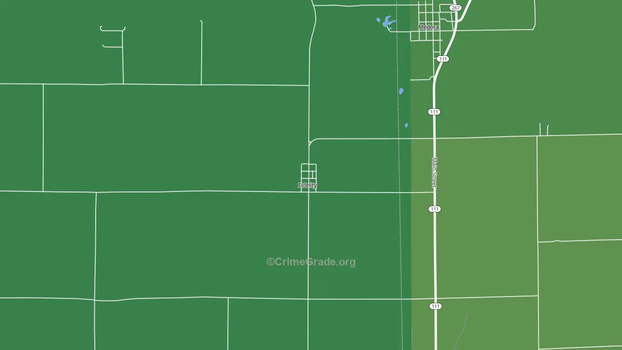 62030, IL Map of Vehicle Theft Rates
