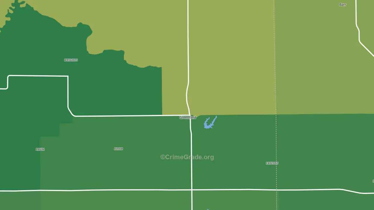 62044, IL Map of Vehicle Theft Rates