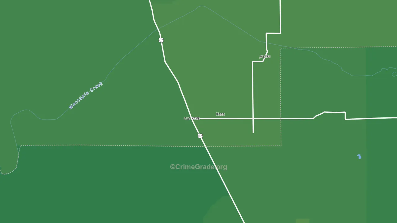 62054, IL Map of Vehicle Theft Rates