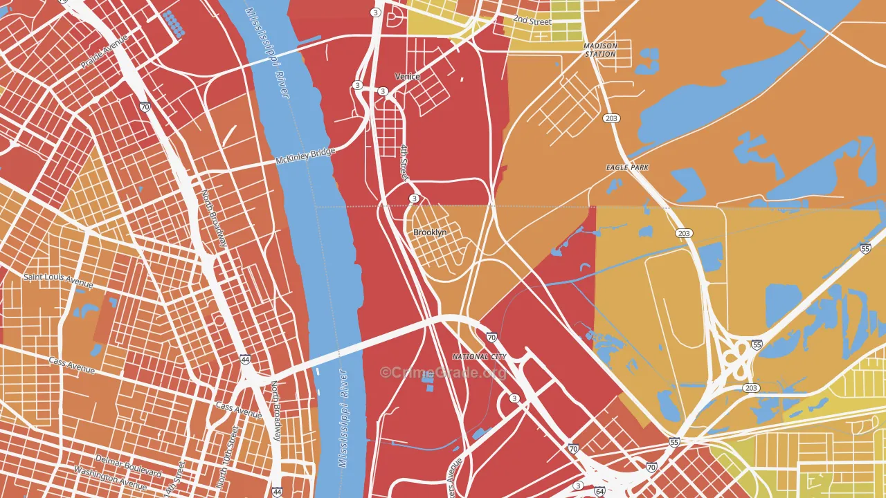 62059, IL Map of Vehicle Theft Rates