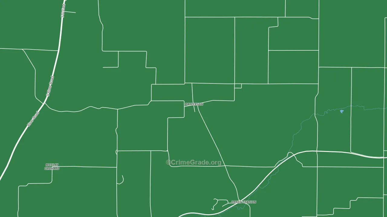 62078, IL Map of Vehicle Theft Rates