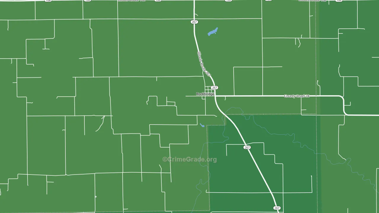 62081, IL Map of Vehicle Theft Rates