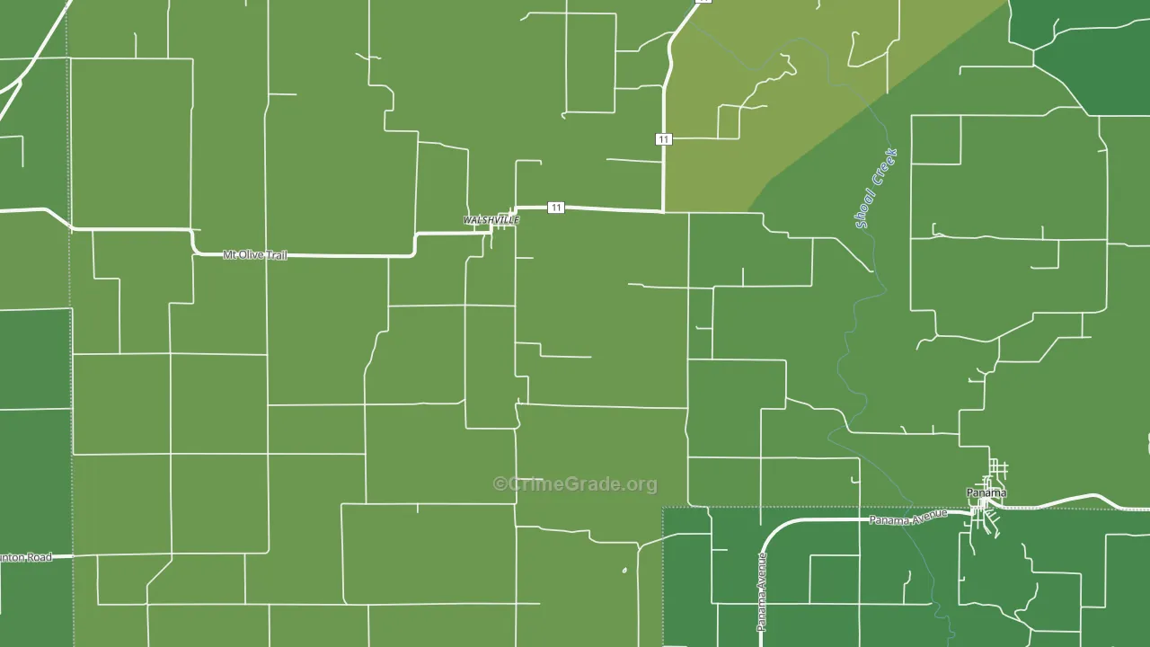 62091, IL Map of Vehicle Theft Rates