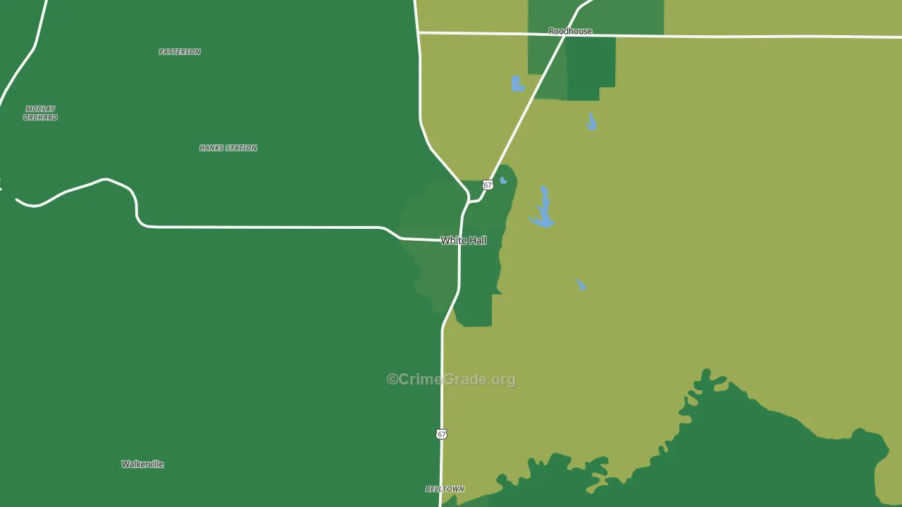 62092, IL Map of Vehicle Theft Rates
