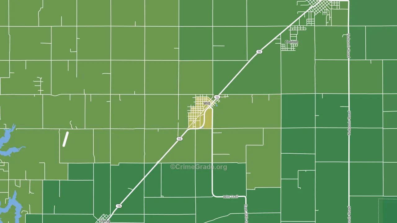 62094, IL Map of Vehicle Theft Rates