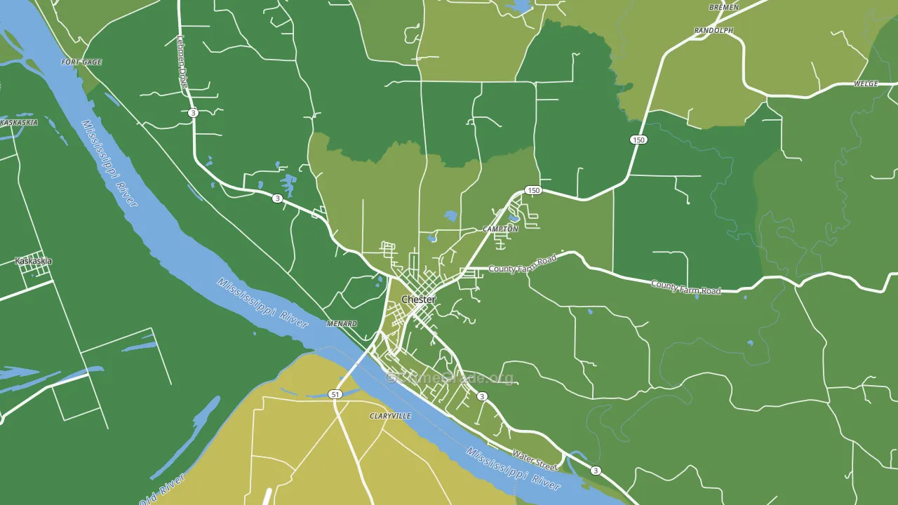 62233, IL Map of Vehicle Theft Rates