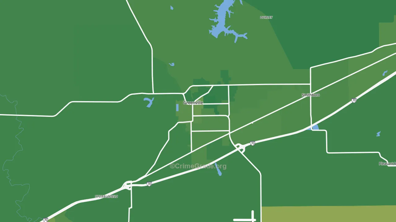 62246, IL Map of Vehicle Theft Rates