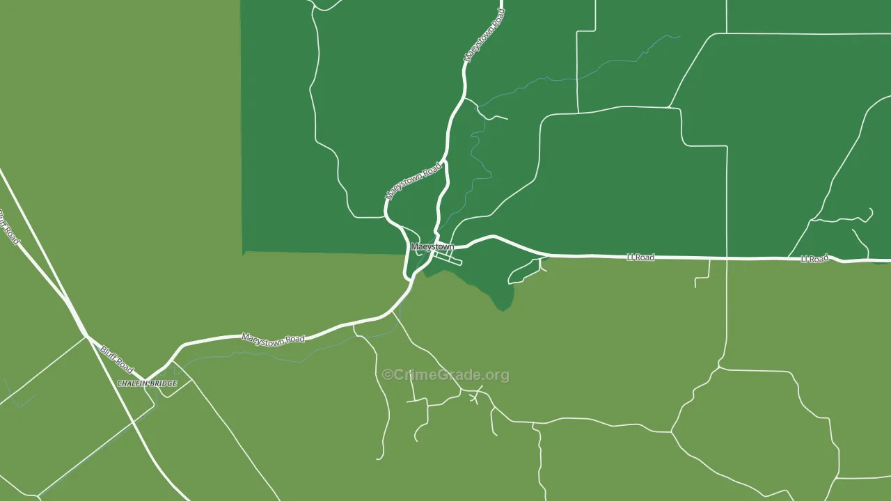 62256, IL Map of Vehicle Theft Rates