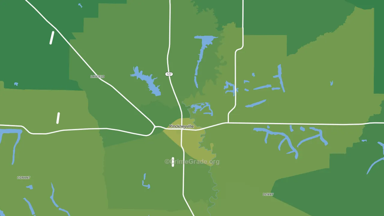 62274, IL Map of Vehicle Theft Rates
