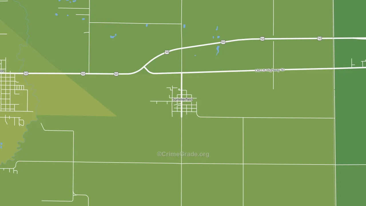 62289, IL Map of Vehicle Theft Rates