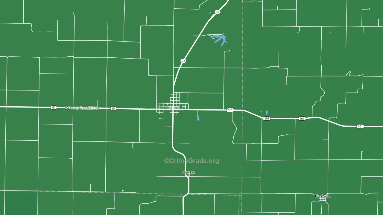 62311, IL Map of Vehicle Theft Rates