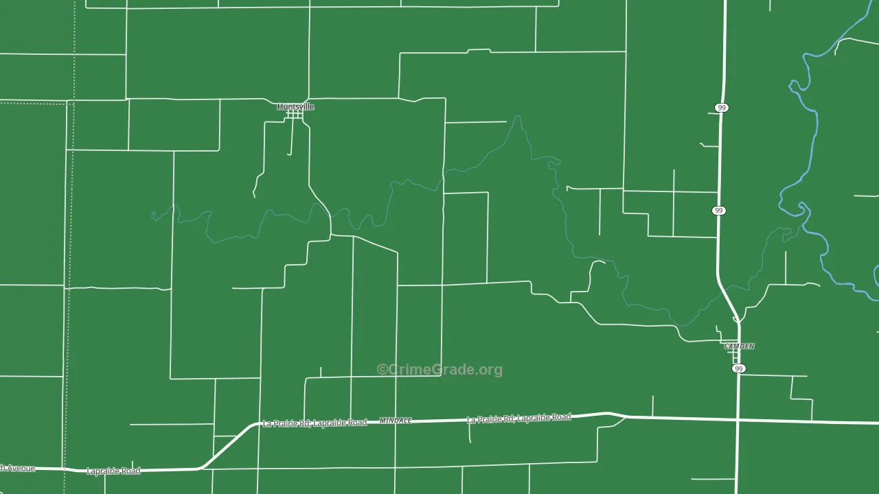 62344, IL Map of Vehicle Theft Rates