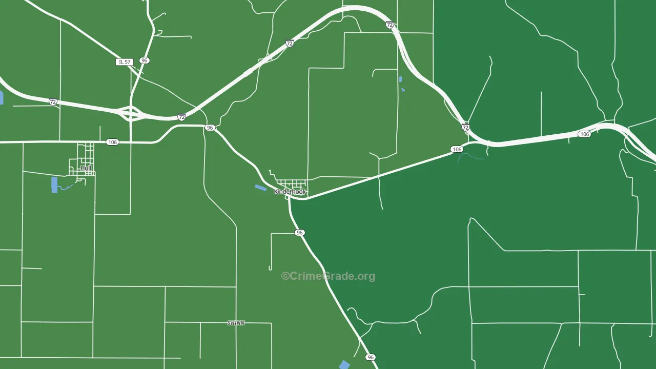 62345, IL Map of Vehicle Theft Rates